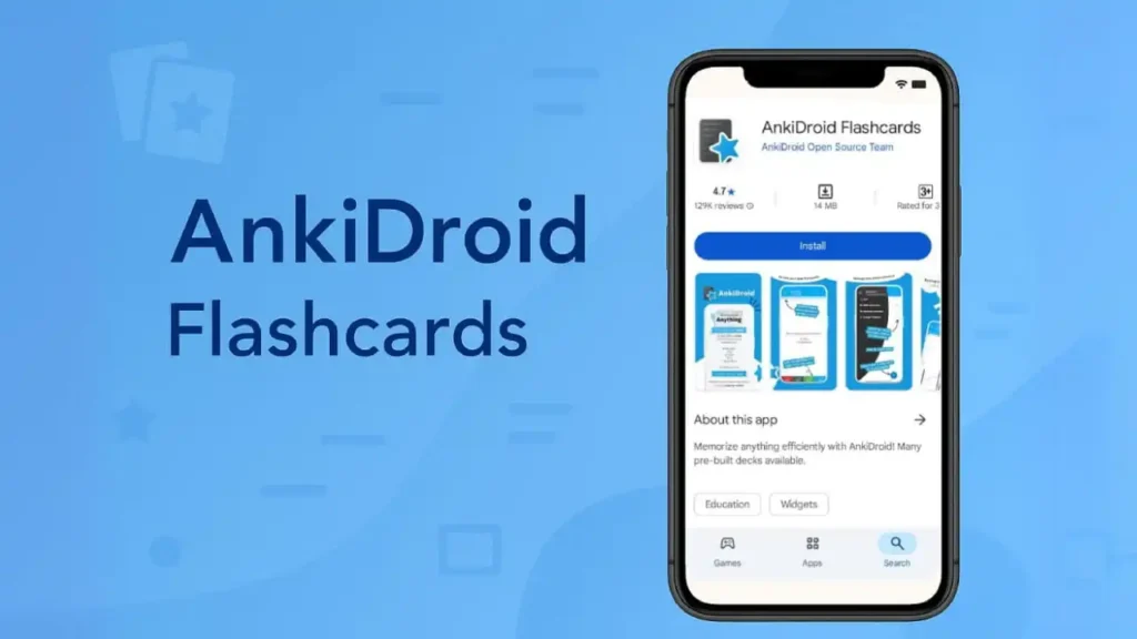 AnkiDroid Flashcards app for students