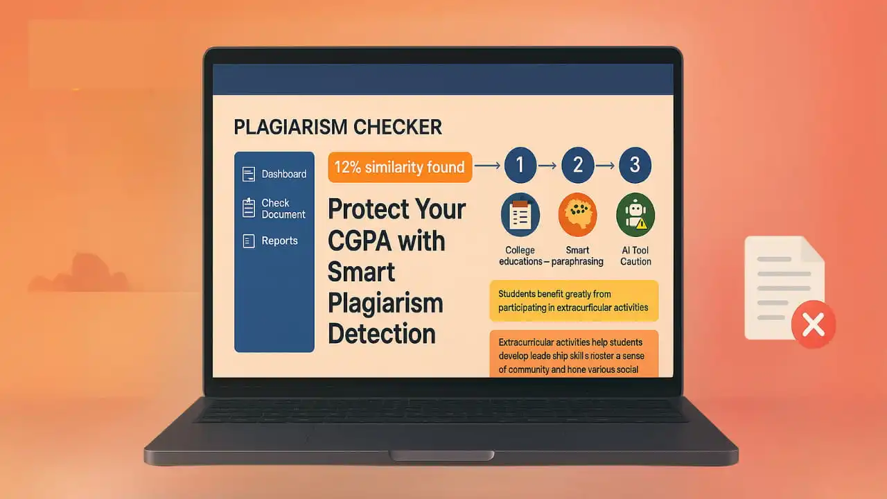 Read more about the article How Top Students Use Plagiarism Checkers to Protect Their CGPA (While Everyone Else Slips Up)