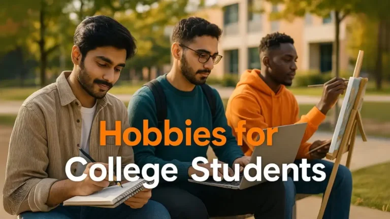 Best hobbies for college students including creative writing, coding and painting activities for stress relief