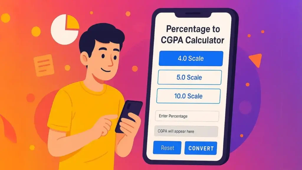 Percentage to CGPA Calculator: What It Is and How to Use It?
